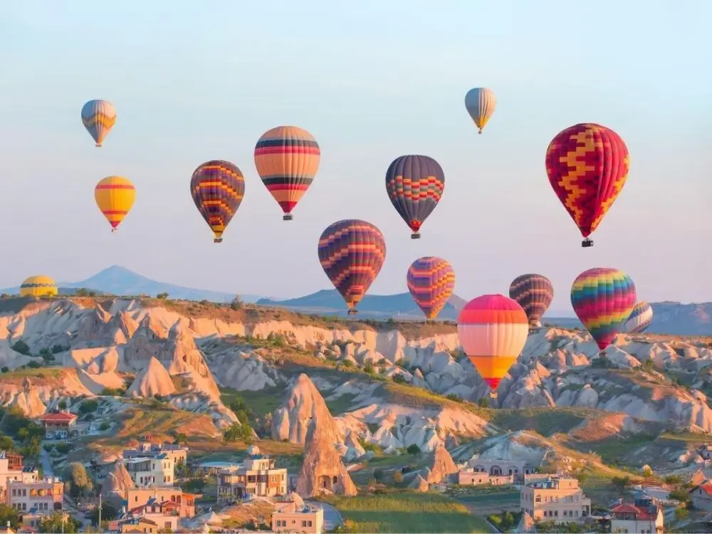 Dreamlike landscapes and calm skies Cappadocia
