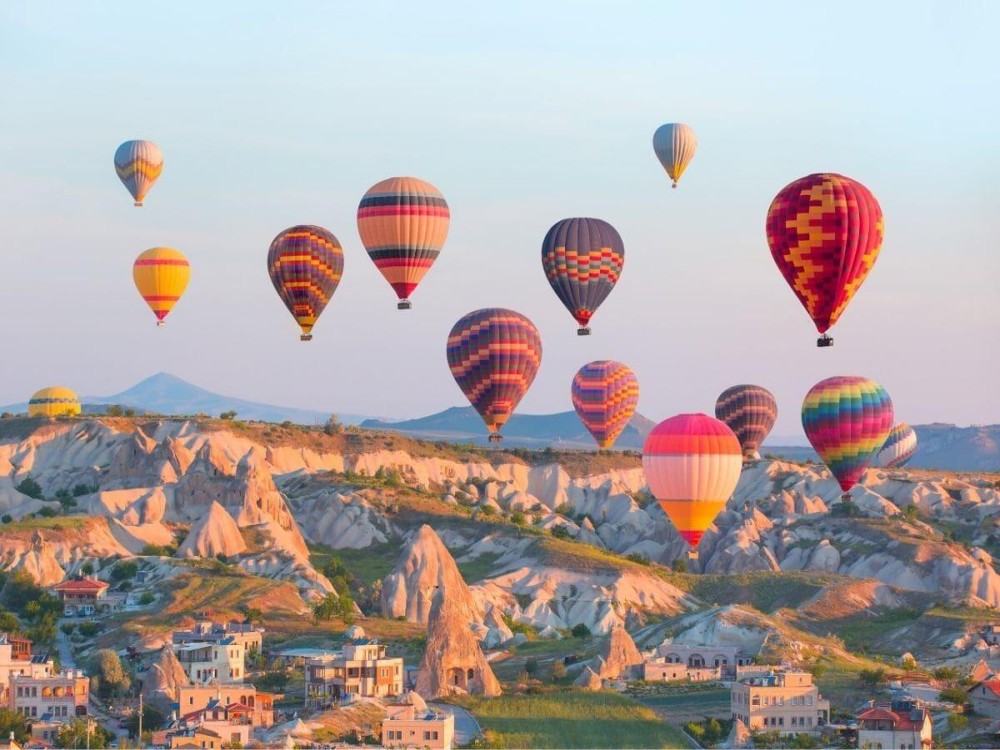 Dreamlike landscapes and calm skies Cappadocia